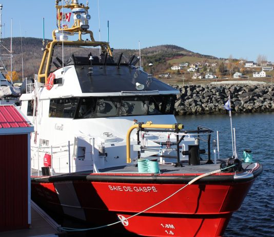 Le Chantier naval Forillon livre le NGCC Baie-de-Gaspé