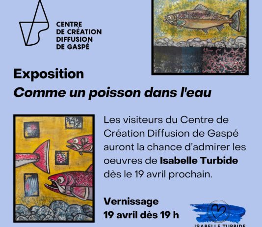 L’artiste Isabelle Turbide « comme un poisson dans l’eau »