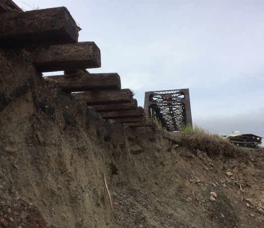 Les travaux sur le rail à Gaspé sont débuté