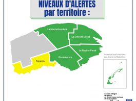 La MRC D’Avignon passe en alerte jaune