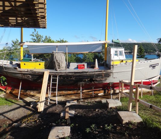 La restauration de la Gaspésienne no 20 débute