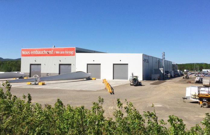 Éolien LM Usine agrandissement