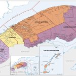 Carte électorale; la Gaspésie, ensuite les autres régions