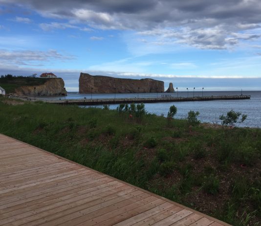 Percé pour le Marathon Gaspésia