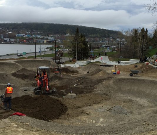 Un pumptrack à Gaspé