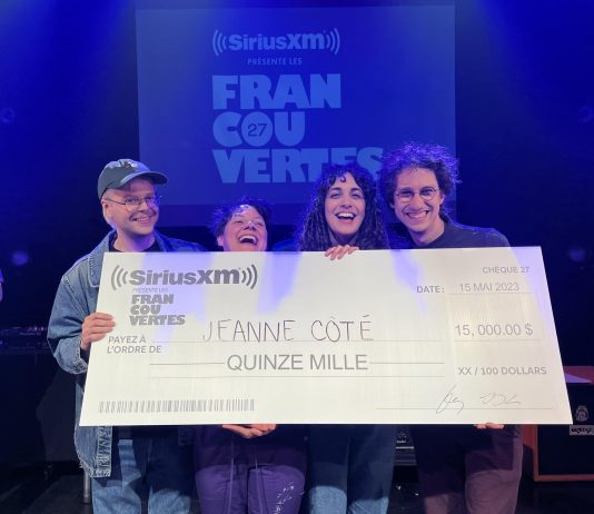 La gaspésienne Jeanne Côté remporte Les Francouvertes