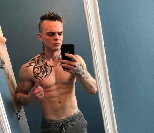 Le pugiliste Melrick Adams-Dunn sur le ring ce soir