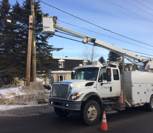 Telus embauche des monteurs de lignes gaspésiens