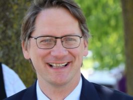 Sylvain Gaudreault de passage à Gaspé