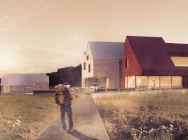 Début de la reconstruction du Théâtre de la Vieille Forge de Petite-Vallée