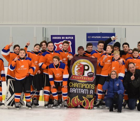 Les honneurs d’un 2e tournoi pour l’équipe Valmont Dupuis de Gaspé