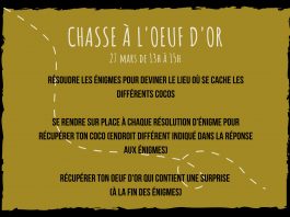 Chasse à l’oeuf d’or