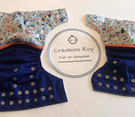 Des couches lavables 100% gaspésiennes