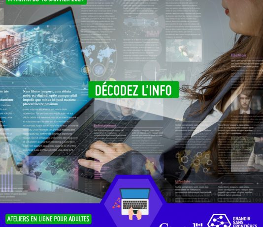 Grandir sans frontières offre des ateliers sur la désinformation en ligne
