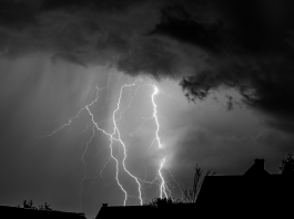 De la foudre en Gaspésie au mois de mars