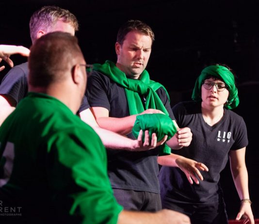 Les Noirs et les Verts aux soirées d’impro