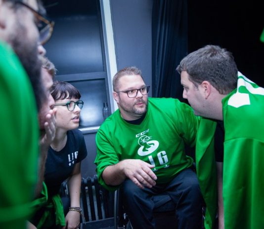 Les Bleus et les Verts aux Soirées d’impro