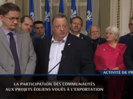 Le PQ appuie les municipalités qui veulent devenir partenaires des futurs parcs éoliens